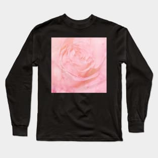 Beautiful Vintage Pink Rose Design, Floral Shabby Chic Home Decor Items, Apparel & Gifts Long Sleeve T-Shirt